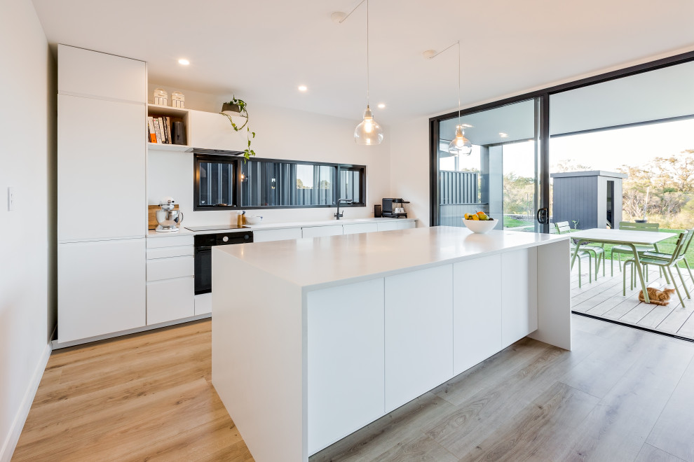 This is an example of a scandi kitchen in Perth.