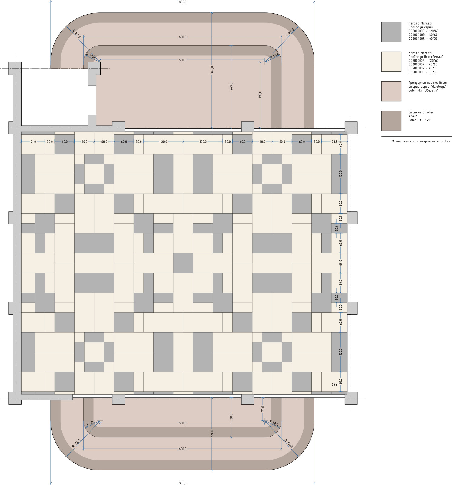 Landscape design of the territory (Moscow region 2022)