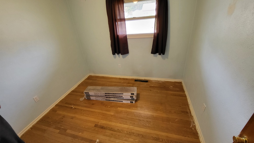 small room flooring installation