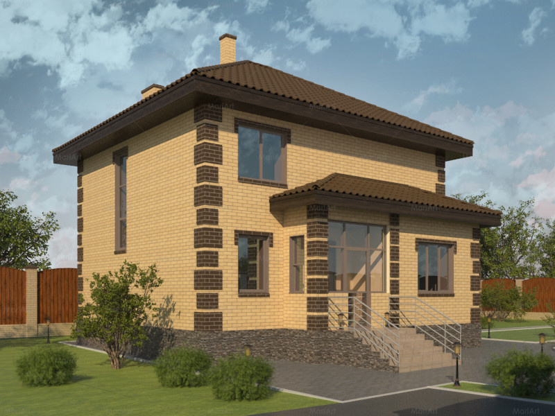 Дом площадью 145 м²