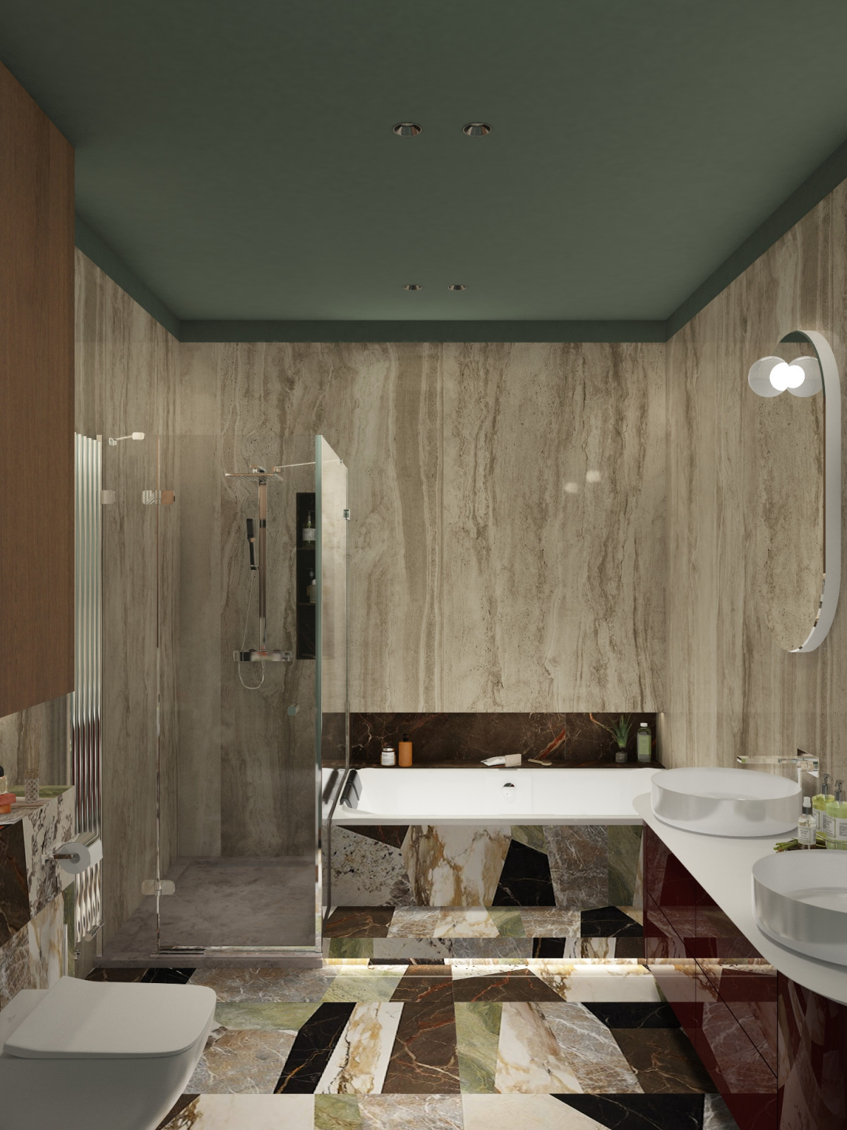 Яркий дизайн интерьера на взлётке