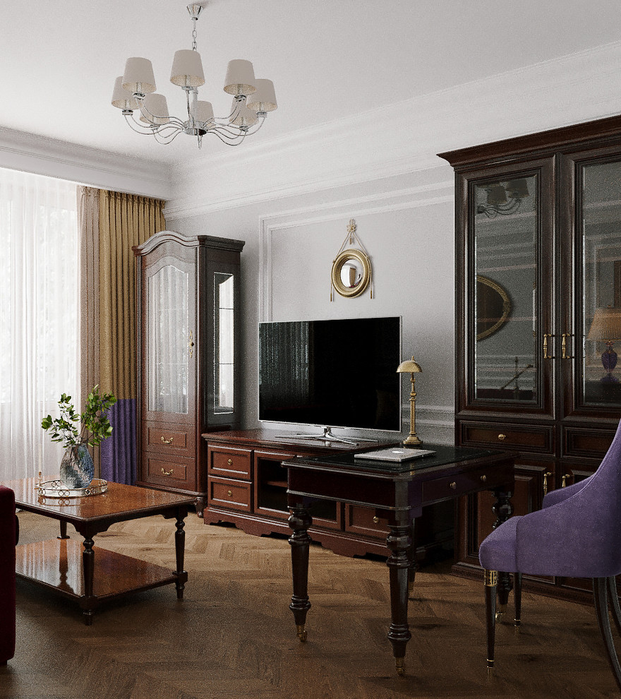 Современная классика в небольшой квартире
