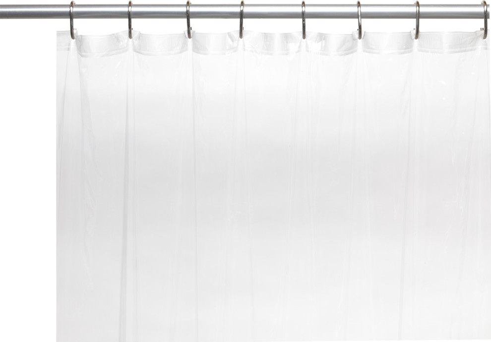 54" Wide X 78" Long Stall Size 5 Gauge Vinyl Shower Curtain Liner
