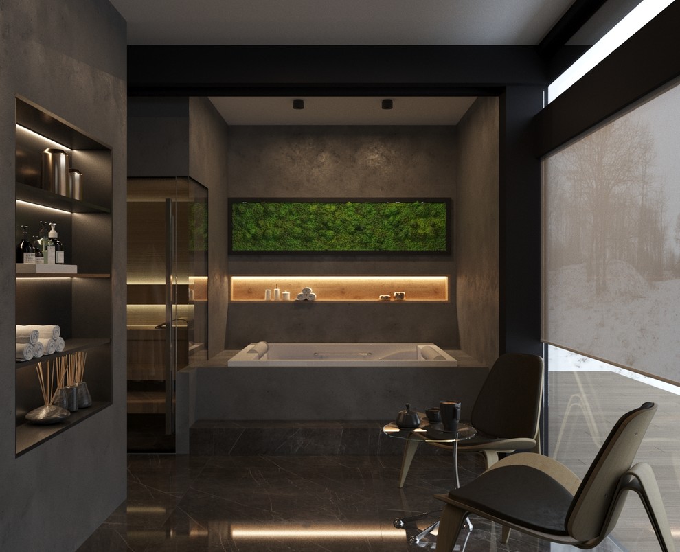 Проект первого этажа дома в г. Выборг, 100кв.м.