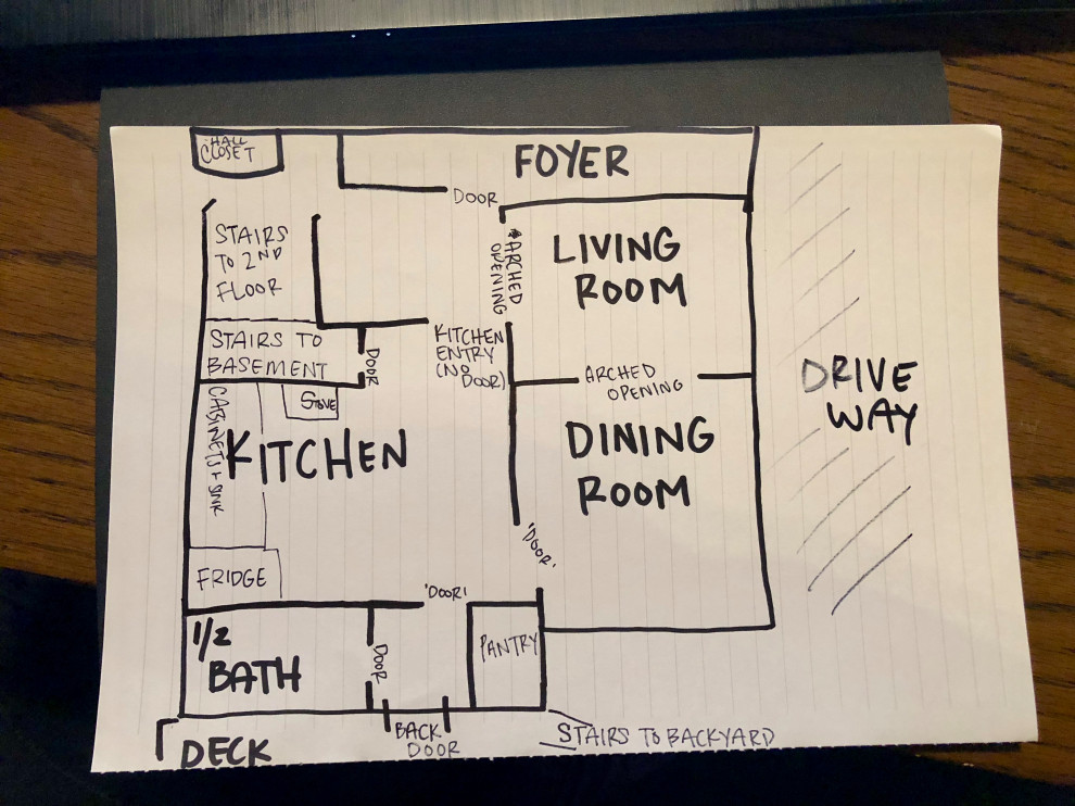 adding extension reconfigure 1st floor layout