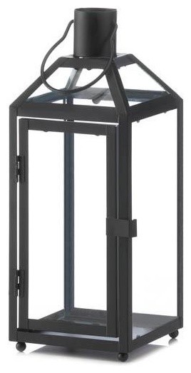 Midtown Small Black Lantern