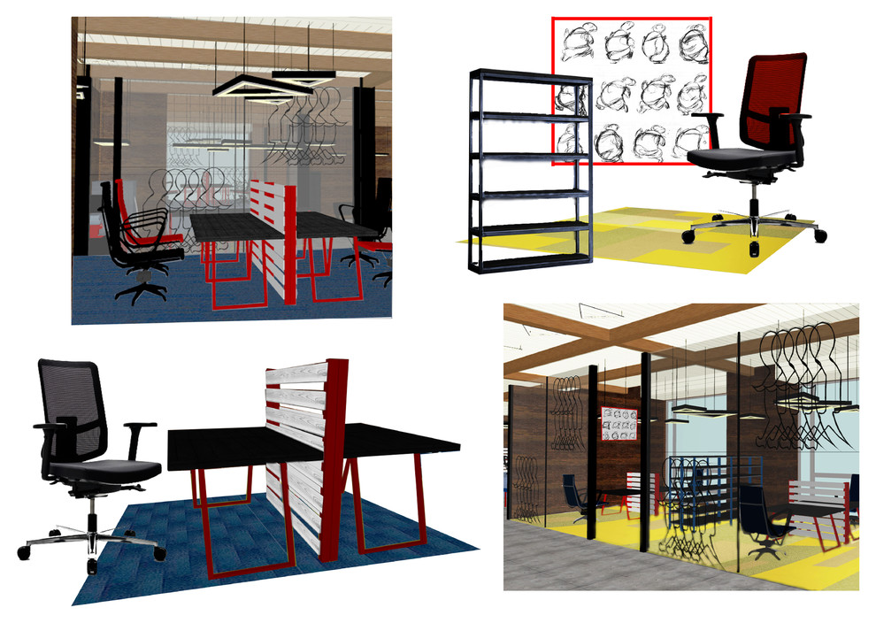 Проект офисного пространства анимационной студии "FABULA"