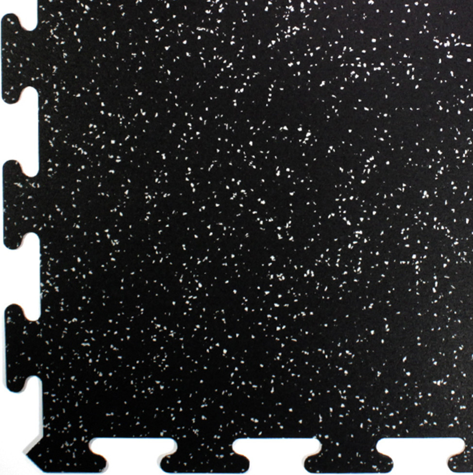 Roppe Recoil 1 4 Puzzle Fit Rubber Floor With 10 Light Gray