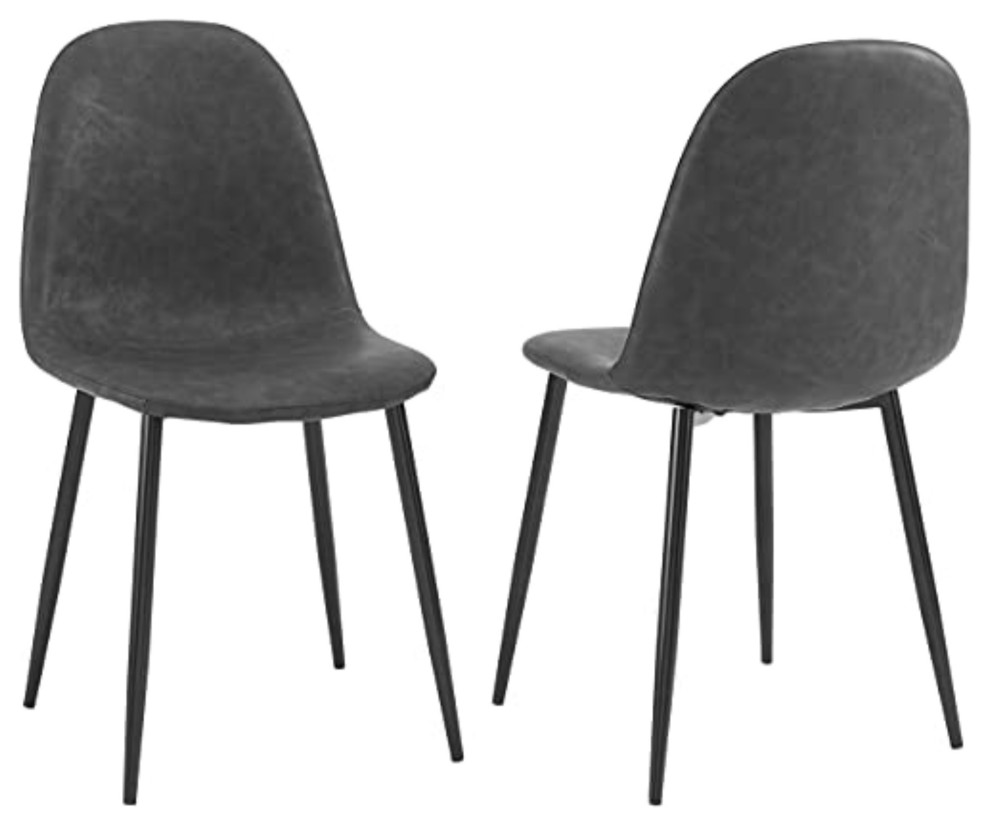 Weston Dining Chairs, Set of 2, 2 Chairs Contemporary Dining Chairs