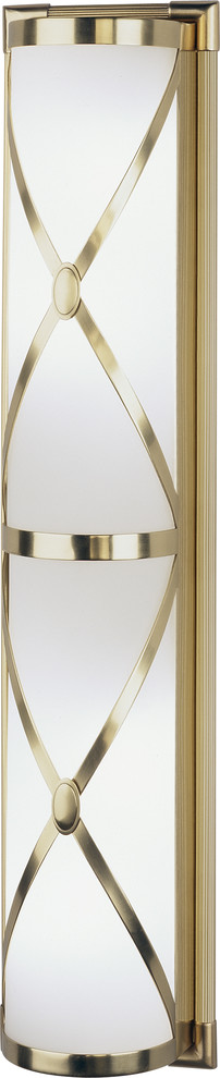 Robert Abbey Chase Wall Sconce, Antique Brass