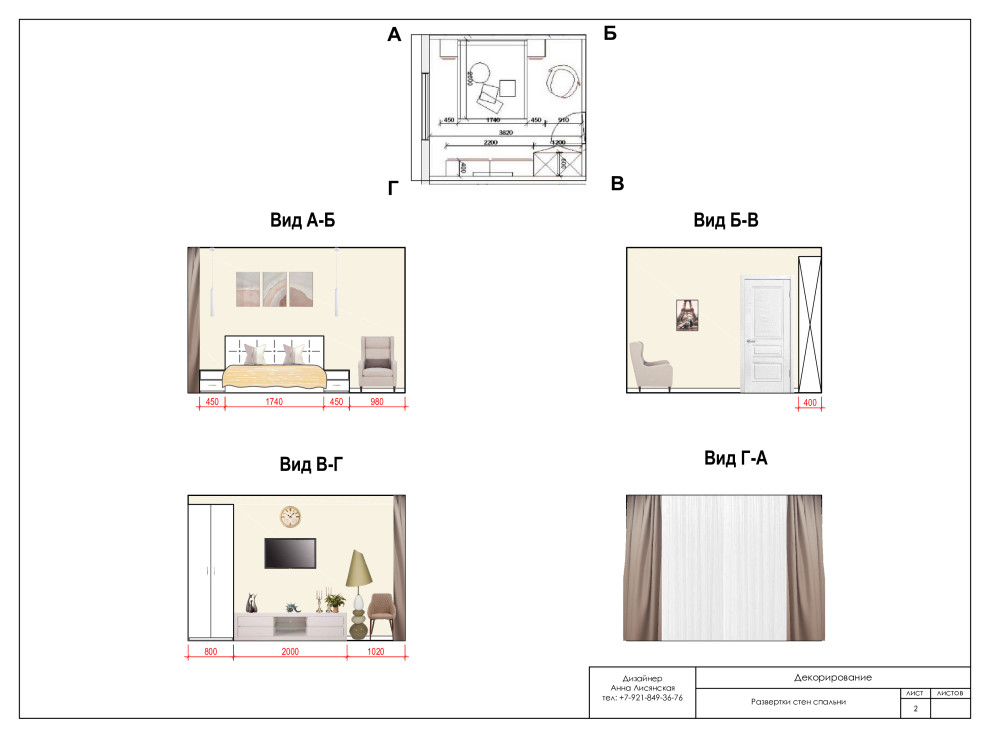 Подбор обстановки в готовом ремонте. Санкт-Петербург