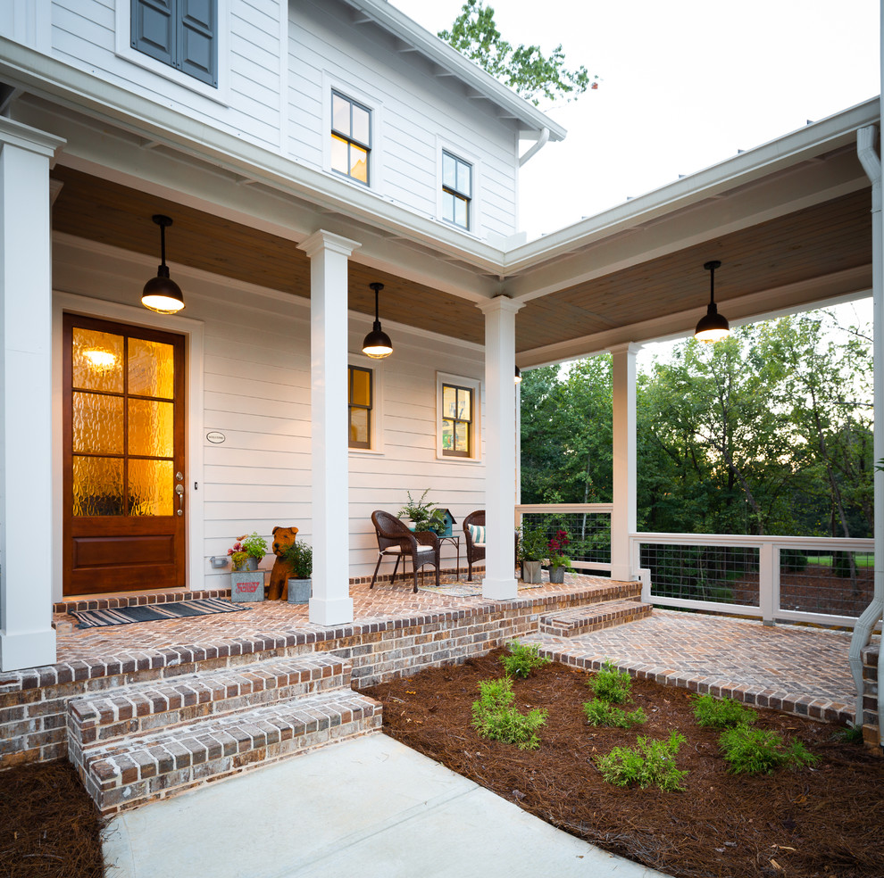 This is an example of a country verandah in Atlanta.