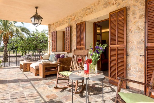 Villas middelhavsstil-veranda