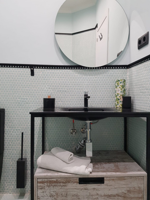 Green Cloud modern-badezimmer