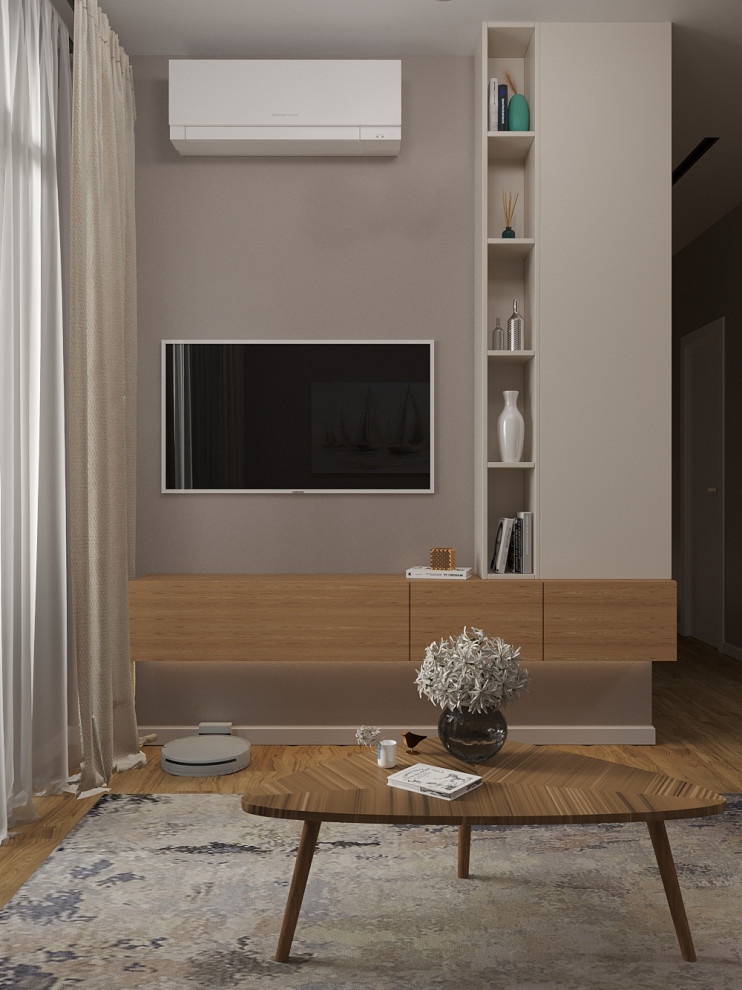 Дизайн кухни-гостиной