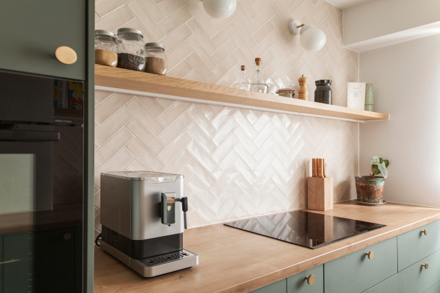 4 pi&egrave;ces - Paris 20 moderne-koekken