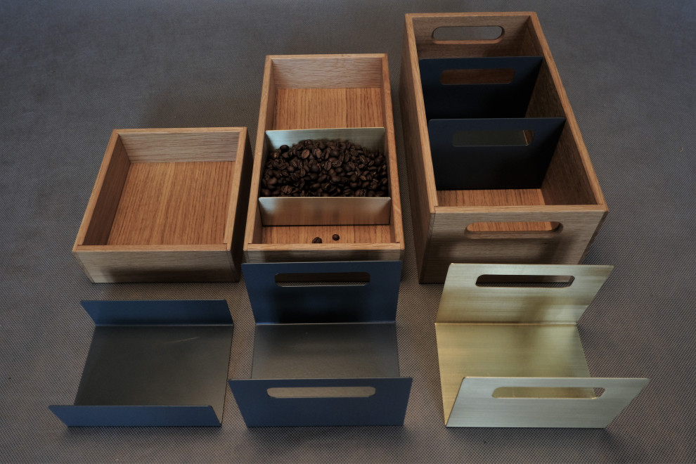 Универсальные емкости для хранения с вставками-разделителями