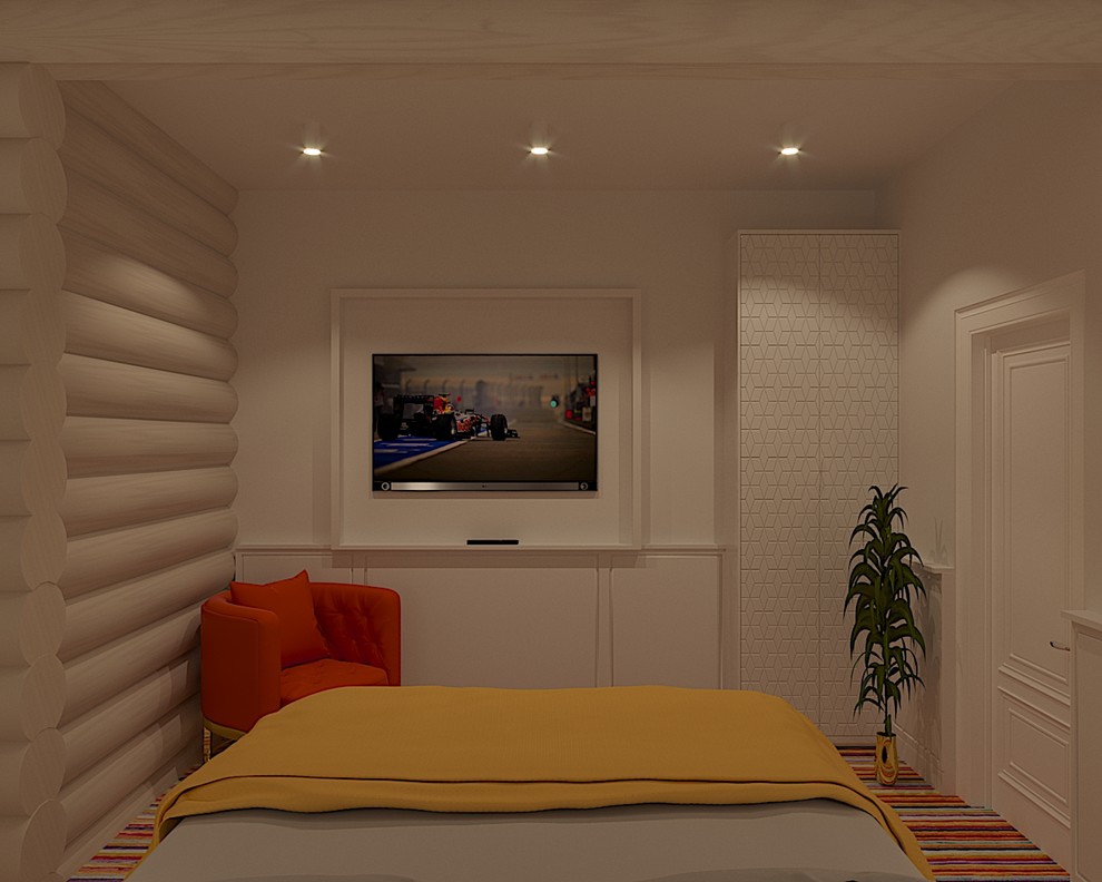 Дом из оцилиндрованного бревна 180м.кв.