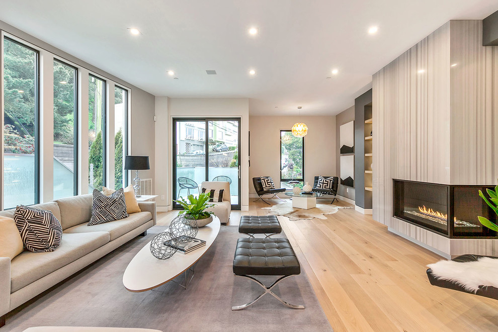 San Francisco modern new construction residence - Contemporary - Living ...