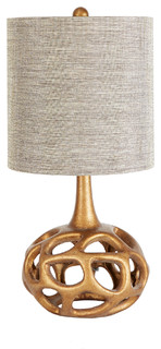 The Clove Table Lamp with Shade, Gold