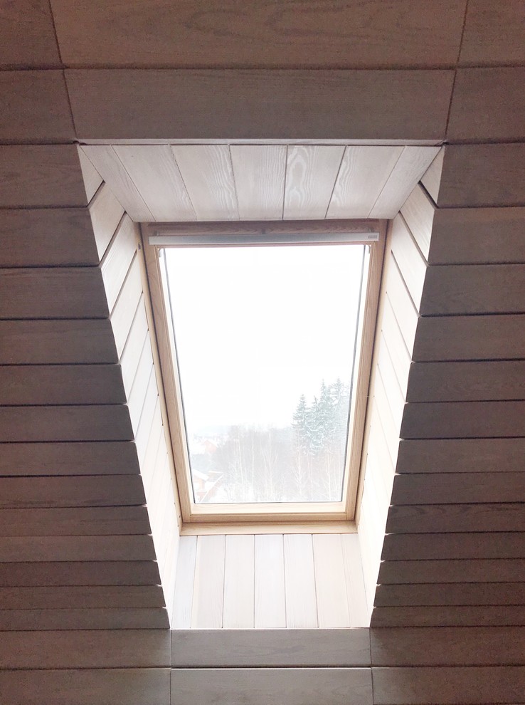 Attic In A Modern Russian Country House