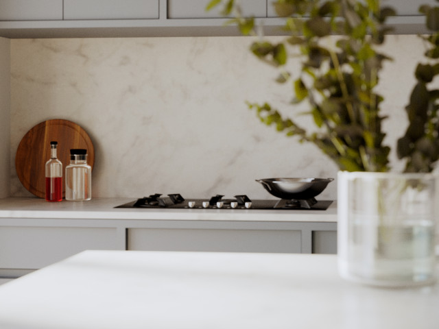 Blue Kitchen trendy-koekken