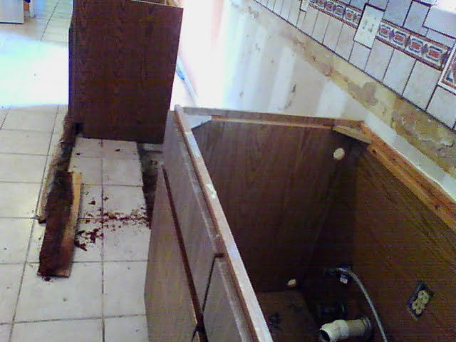 Kitchen Water Damage