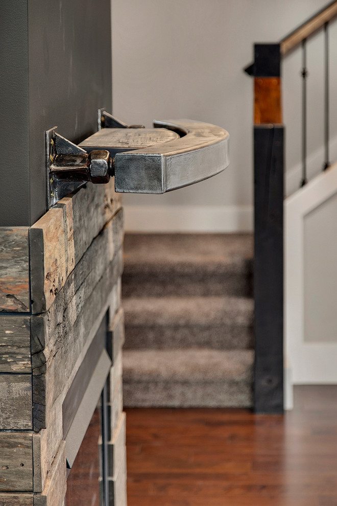 Home design - rustic home design idea in Seattle