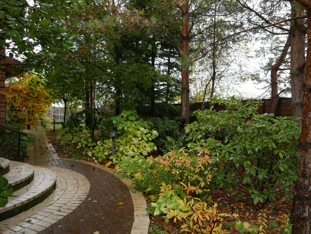 Буйство красочных форм в осеннем саду