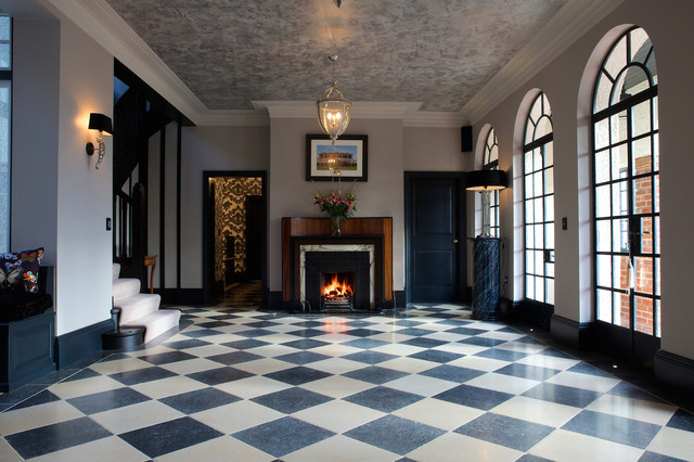 Private Residence - Jersey craftsman-living-room