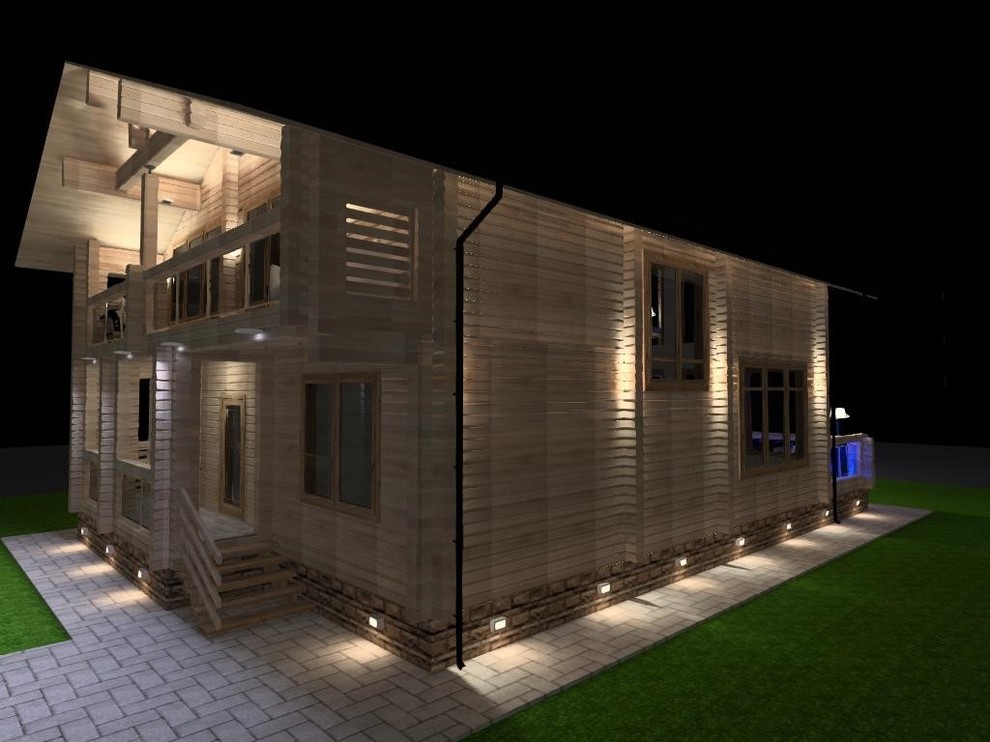 Освещение загородного дома