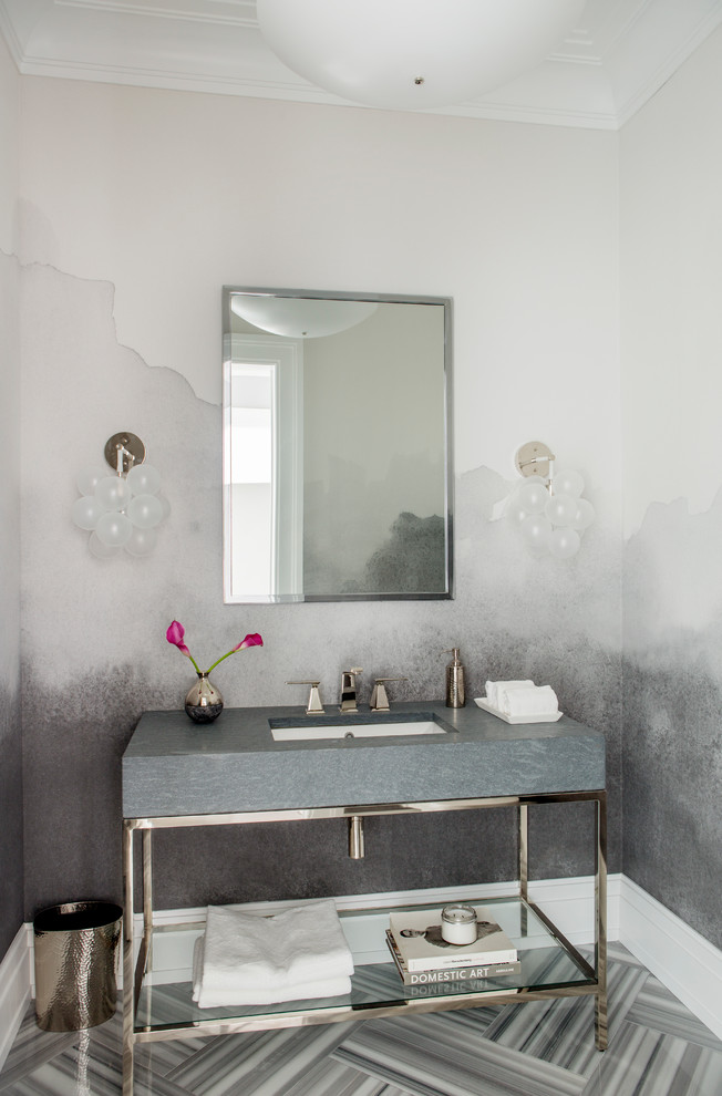 watermill 1 - Transitional - Powder Room - New York - by Vanessa Rome ...