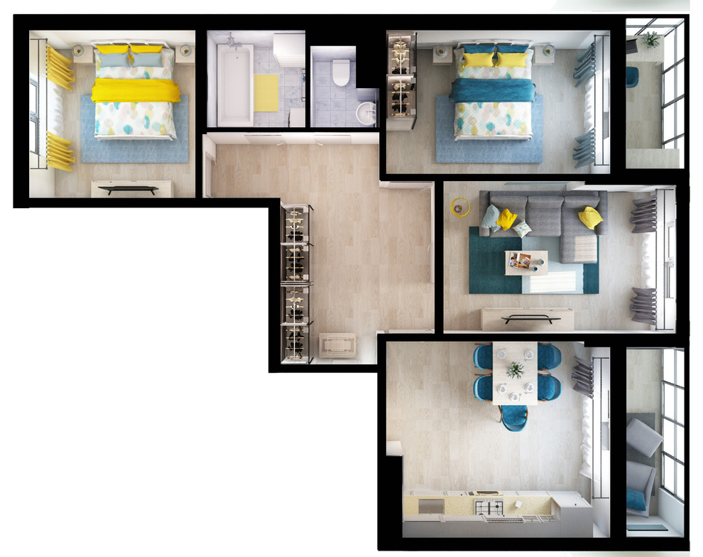 3d планировки квартир