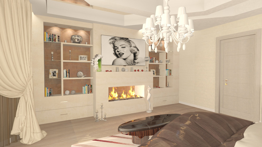 Беверли Хиллз - Лос Анджелес. Дизайн интерьера в современном стиле.