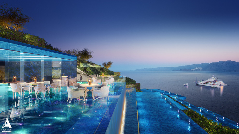 Визуализация SPA отеля на Крите