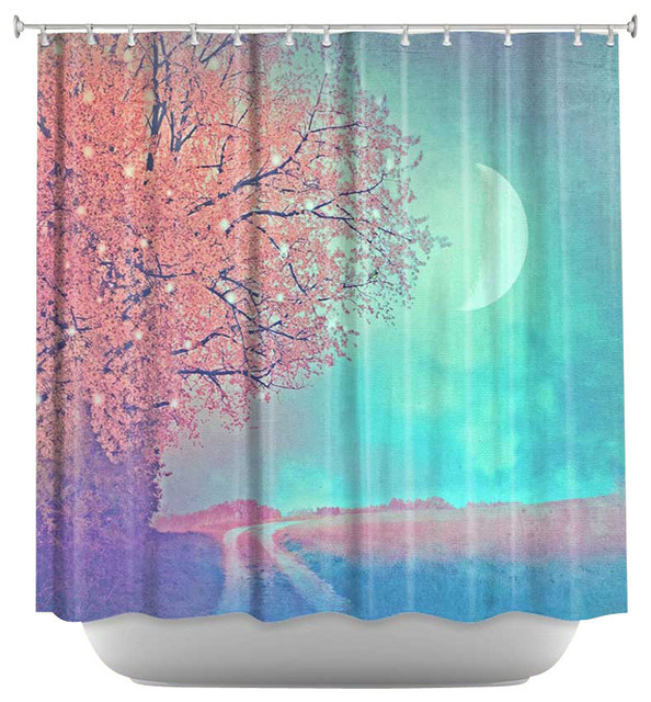 Shower Curtain Unique from DiaNoche Designs - Song of the Morningbird