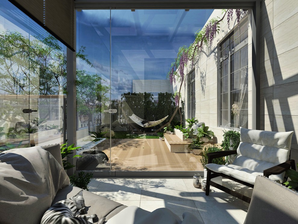 Терраса на крыше