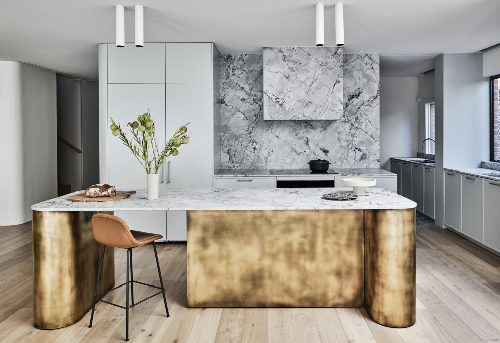 East Malvern Residence - Contemporary - Kitchen - Melbourne - by ...