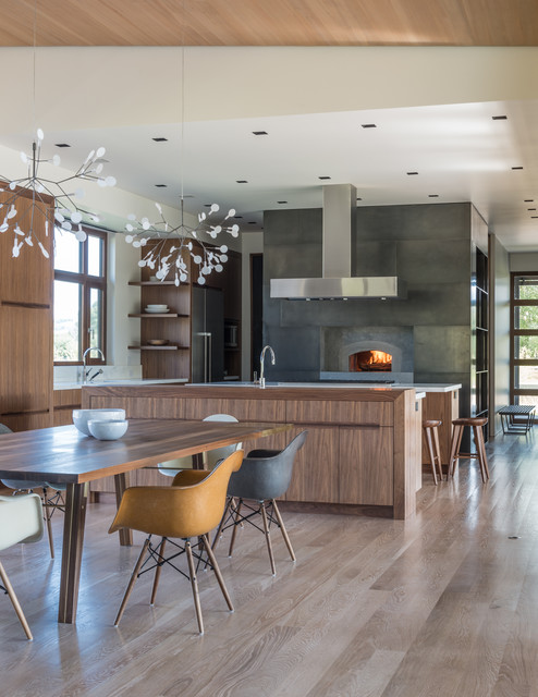 Shoshone Residence contemporary-dining-room