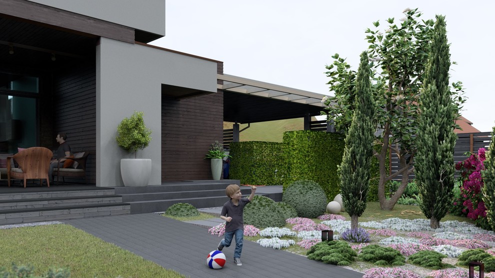 Благоустройство территории частного дома