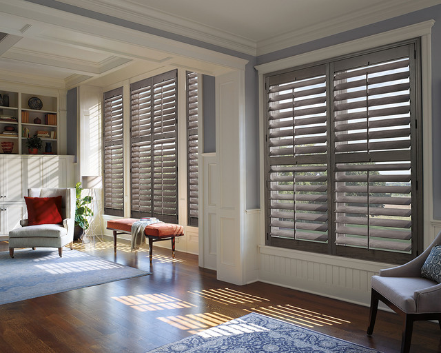 Shutters traditional-living-room