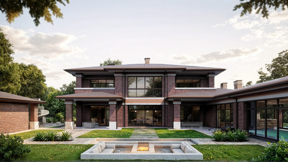 Дом с бассейном  500 кв.м.