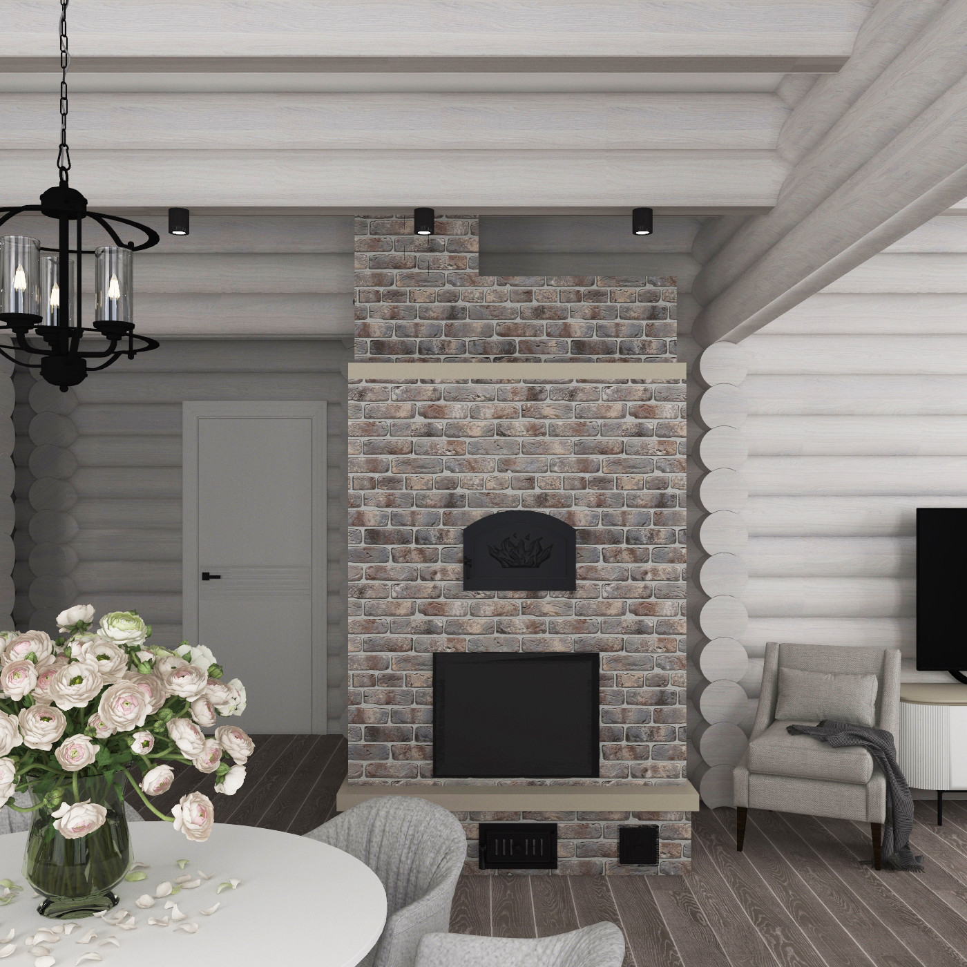 Проект загородного дома из сруба