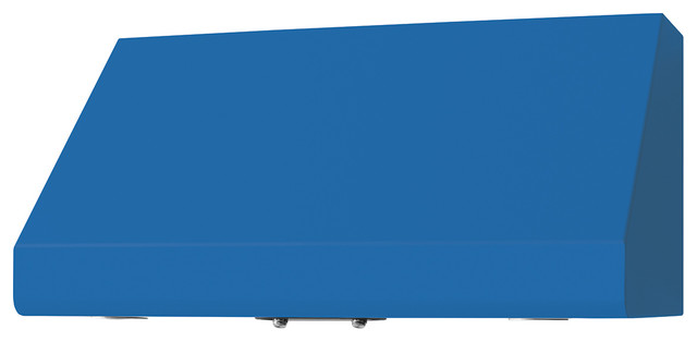 36" Prizer Incline Hood in Brilliant Blue (RAL 5007)