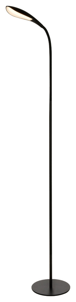 Illumen Collection 1-Light Matte Black Finish LED Floor Lamp