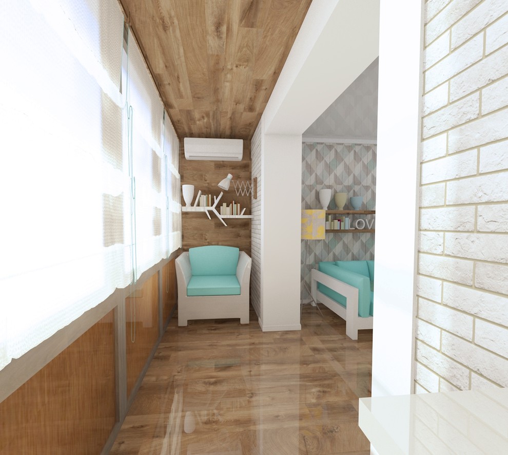 Дизайн лоджии. ЖК Урожайный, Адлер