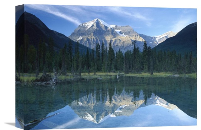 "Mt Robson, Reflected In Lake, British Columbia, Canada" Artwork