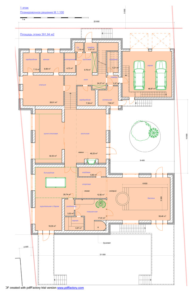 Проект дома с внутренним двориком во Владимире