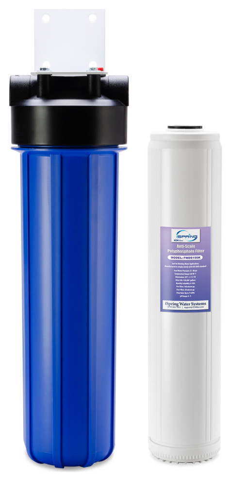 iSpring WDS150K Anti Scale Whole House Water Filter w/ Patented Scale Inhibitor