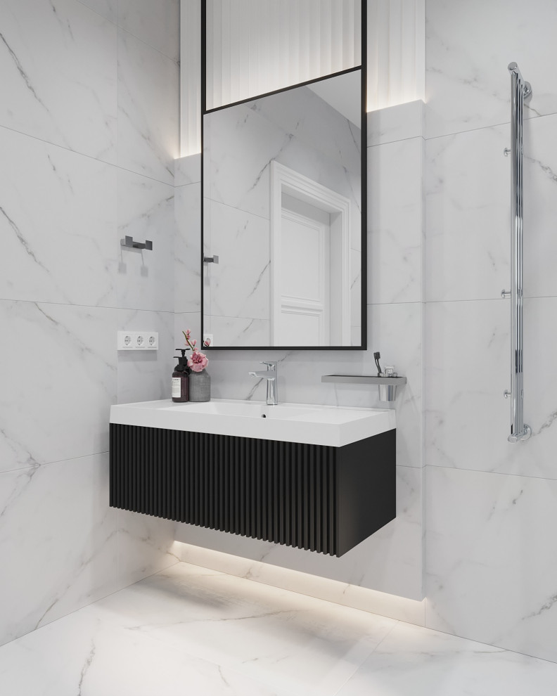 Одноэтажный дом в неоклассике